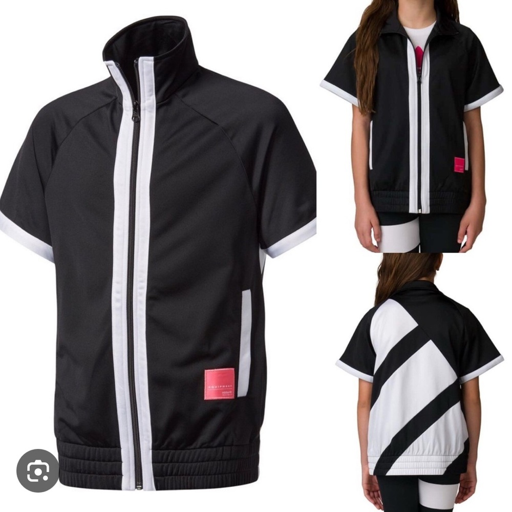 Adidas zip vest jacket large
